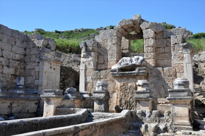 Perge, Aspendos, Side and Waterfall Tour from Antalya