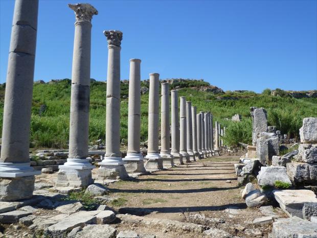 Perge, Aspendos, Side and Waterfall Tour from Antalya