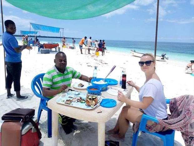 Swimming with Turtles in Zanzibar