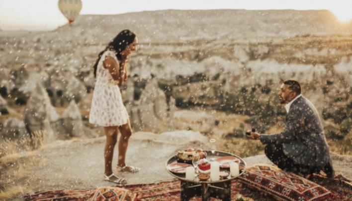 Marriage Proposal in Cappadocia