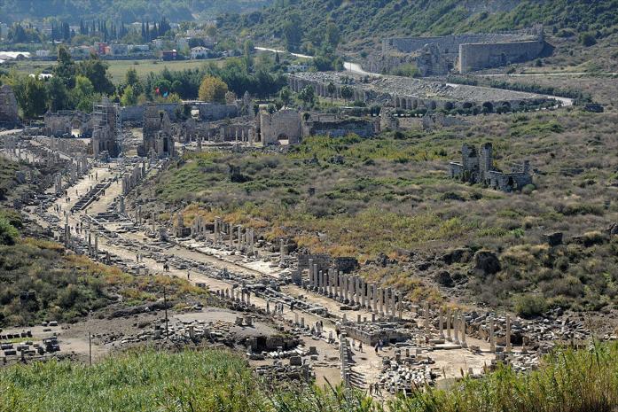 Perge, Aspendos, Side and Waterfall Tour
