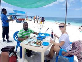 Swimming with Turtles in Zanzibar