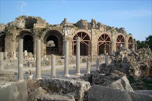 Perge, Aspendos, Side and Waterfall Tour